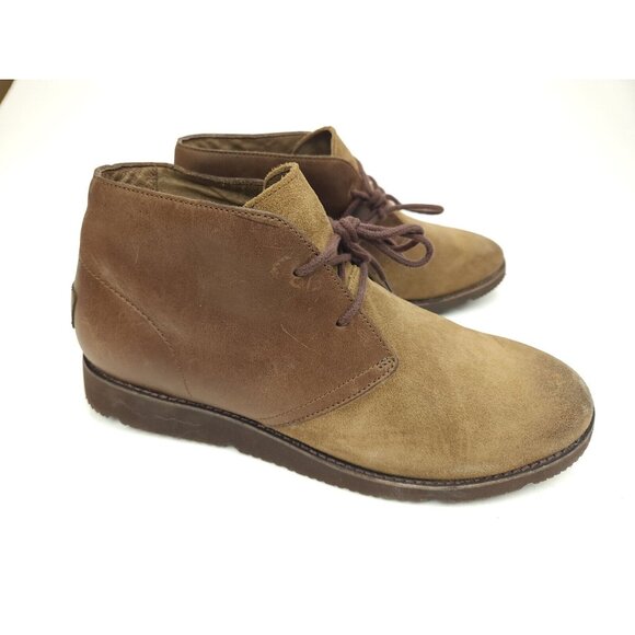 UGG Brown Leather Suede Desert Chukka Boots Mens size 10 Style 1013232 main image 7